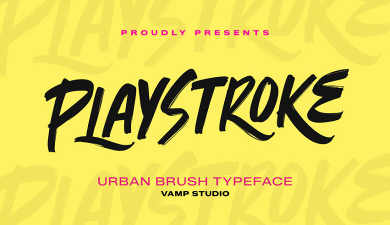 Playstroke Font
