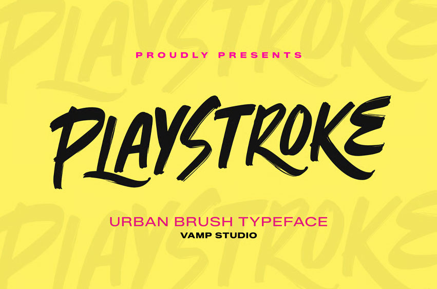 Playstroke Font