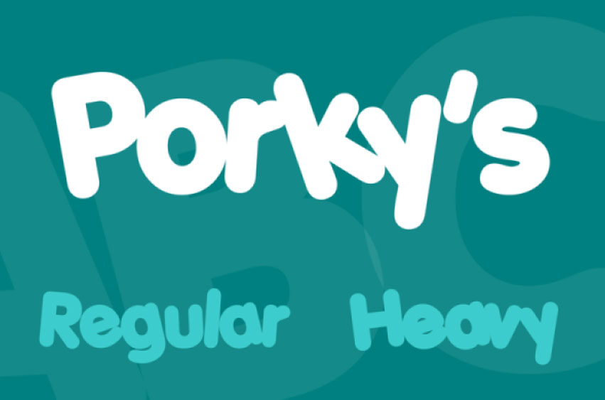 Porky’s Font