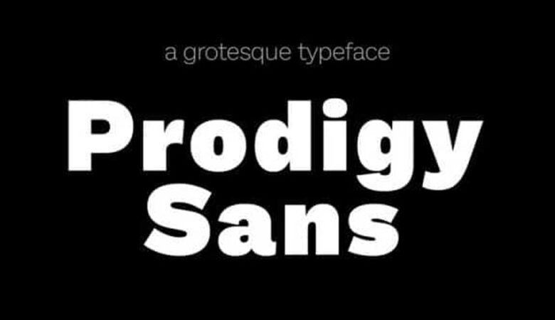 Prodigy Sans Font