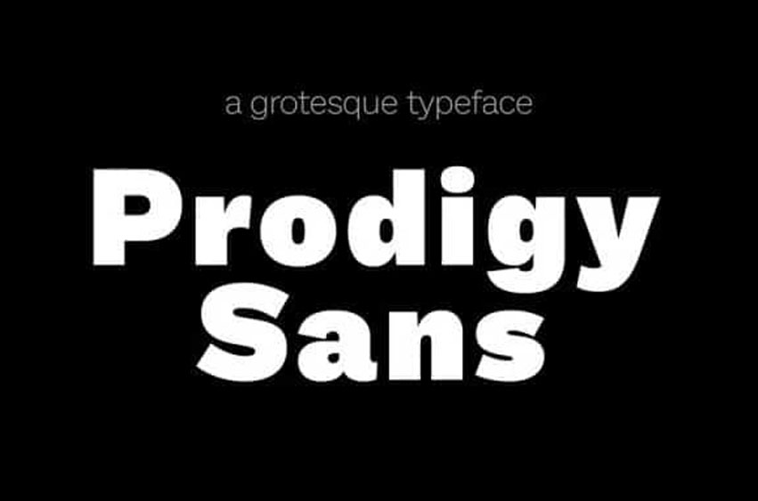 Prodigy Sans Font