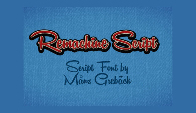 Remachine Script Font
