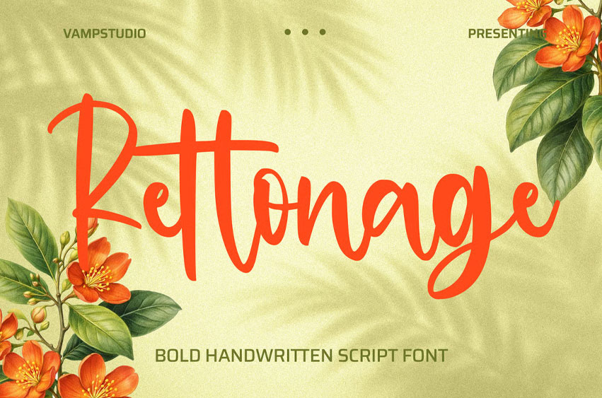 Rettonage Font