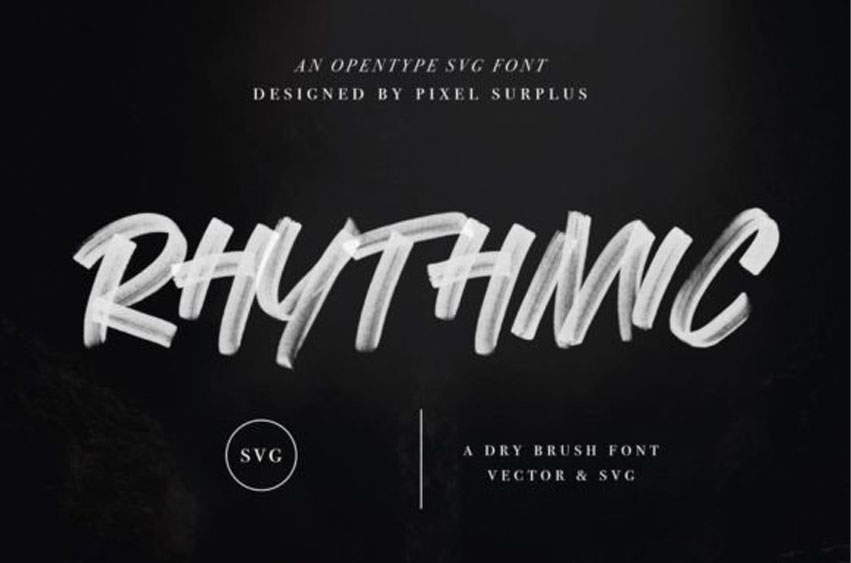 Rhythmic Font