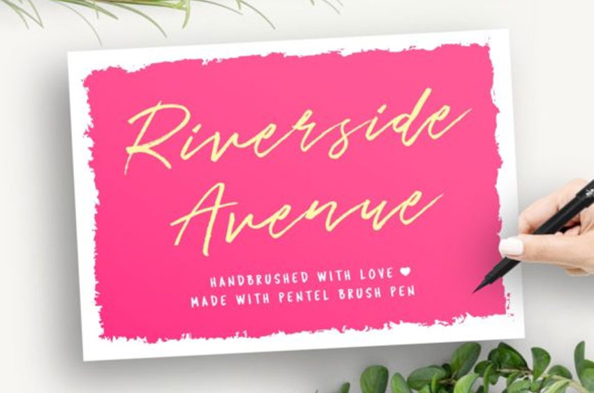 Riverside Avenue Font