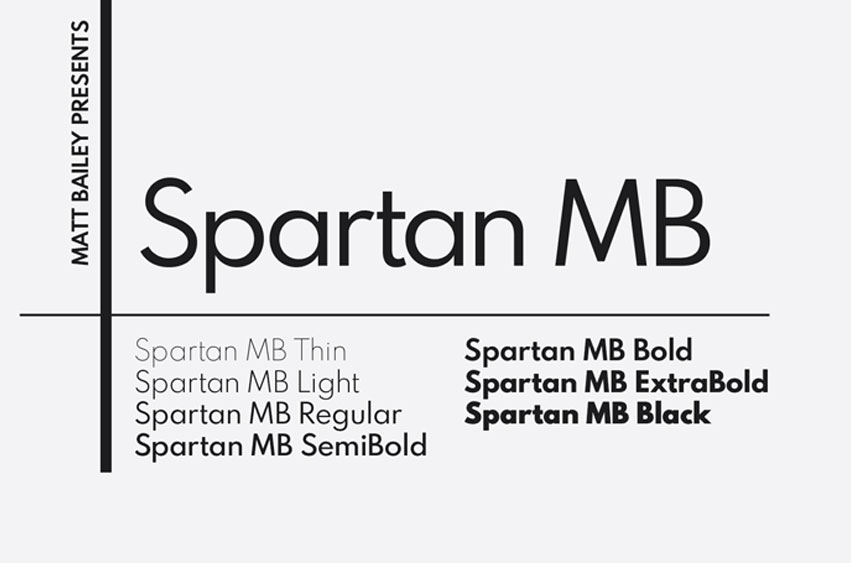 Spartan MB Font