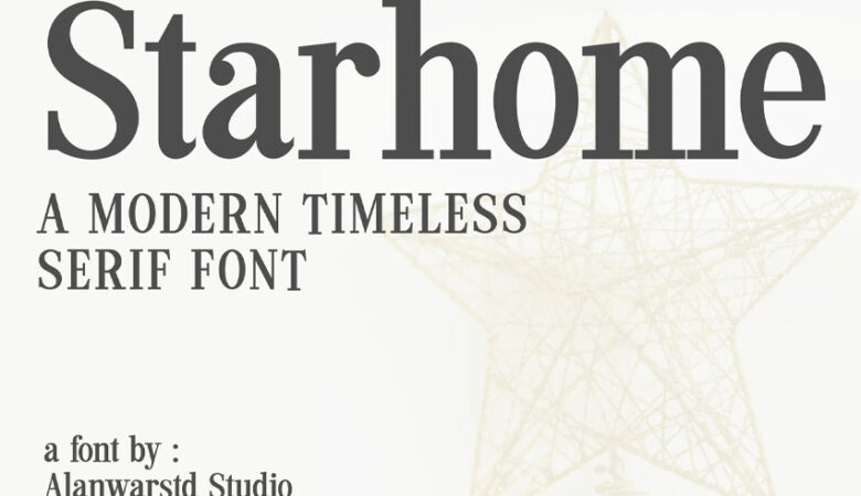 Starhome Font