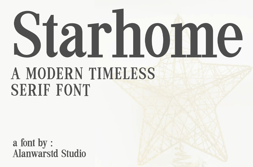 Starhome Font