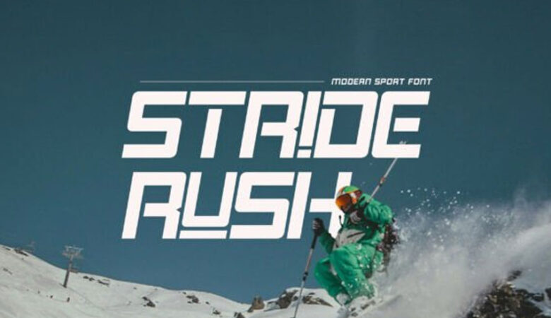 Stride Rush Font