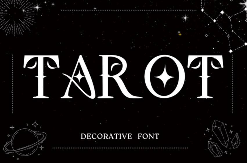 Tarot Decorative Font