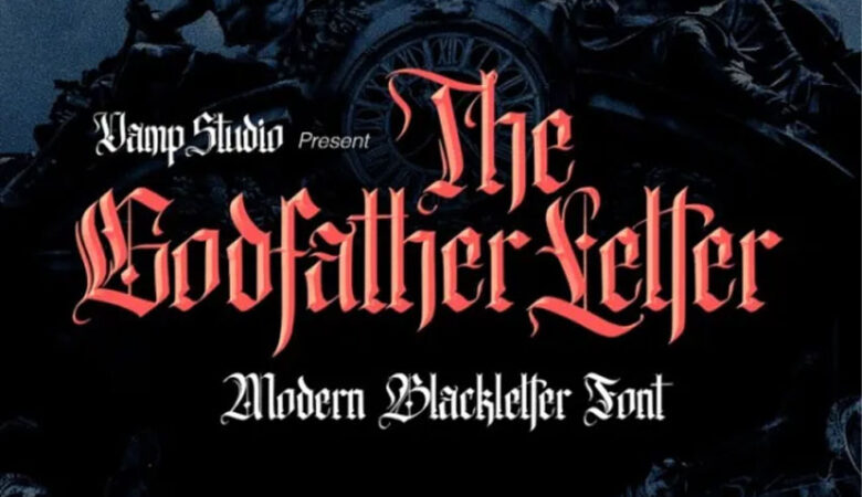 The Godfather Letter Font