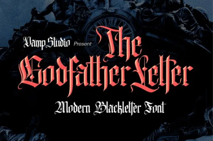 The Godfather Letter Font
