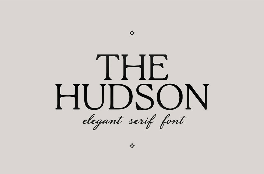 The Hudson Font