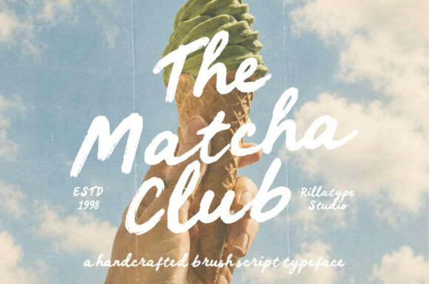 The Matcha Club Font