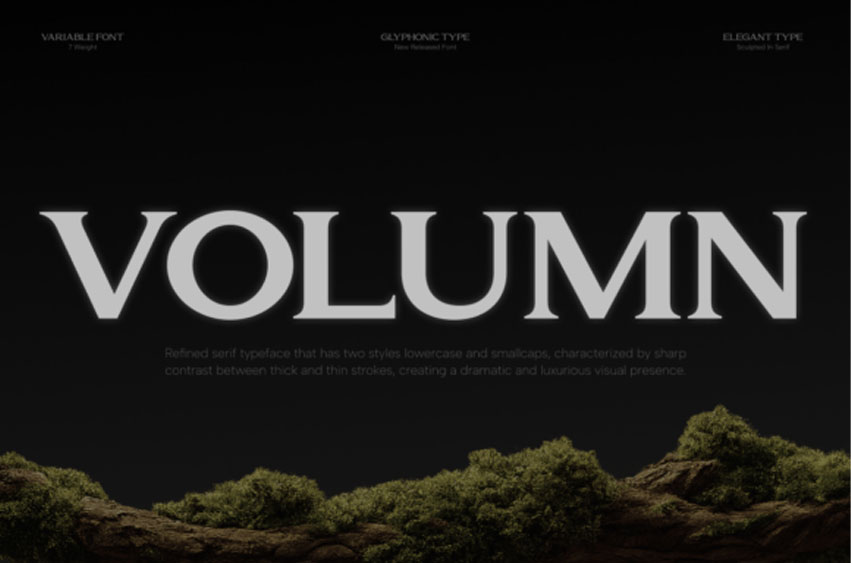 Volumn Font
