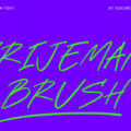 Vrijeman Brush Font