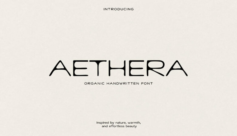 Aethera Handwritten Font