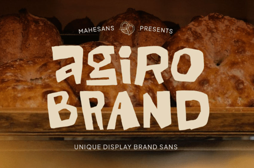 Agiro Brand Font