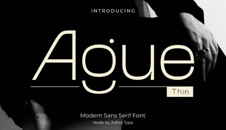 Ague Thin Font