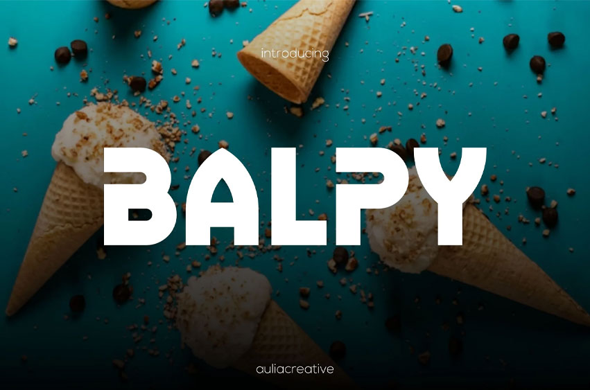 Balpy Font