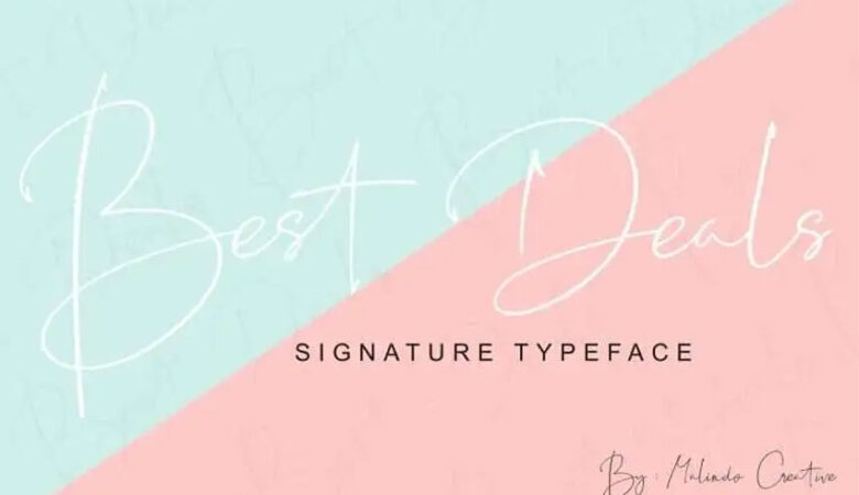 Best Deals Font
