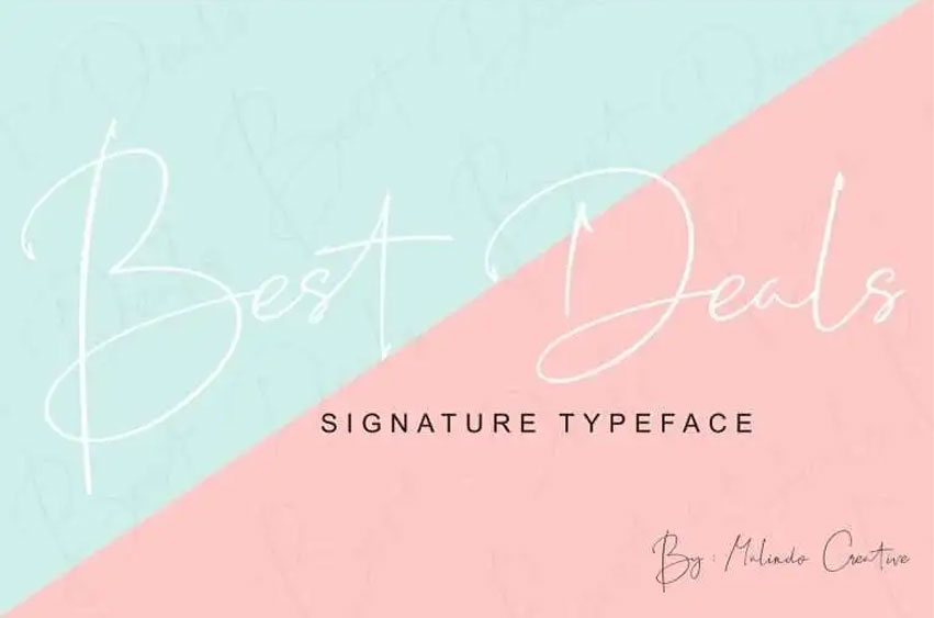 Best Deals Font