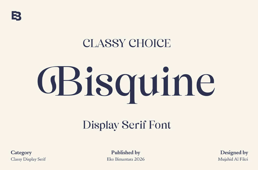 Bisquine Font