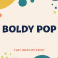 Boldy Pop Font
