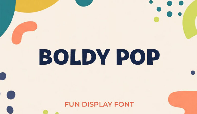 Boldy Pop Font