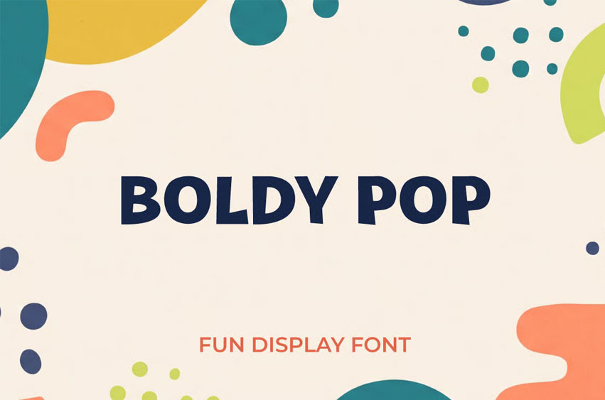 Boldy Pop Font