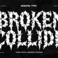 Broken Collide Font