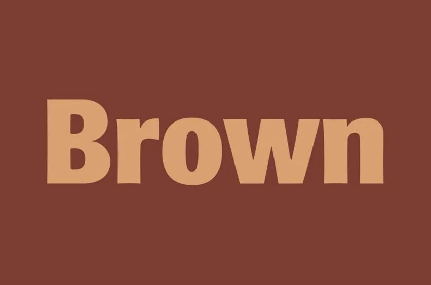 Brown Family Font