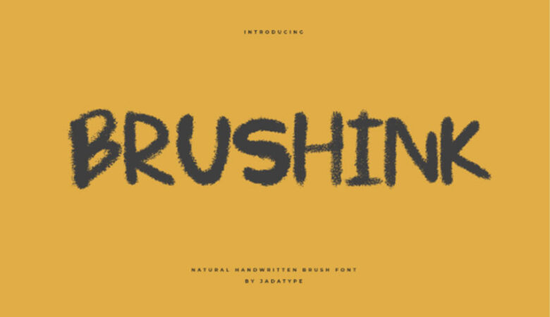 Brushink Font