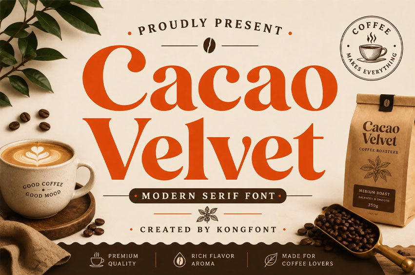 Cacao Velvet Font