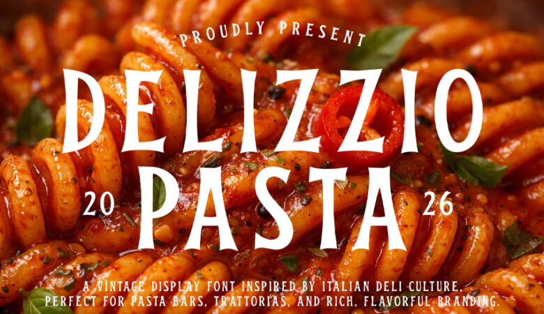 Delizzio Pasta Font