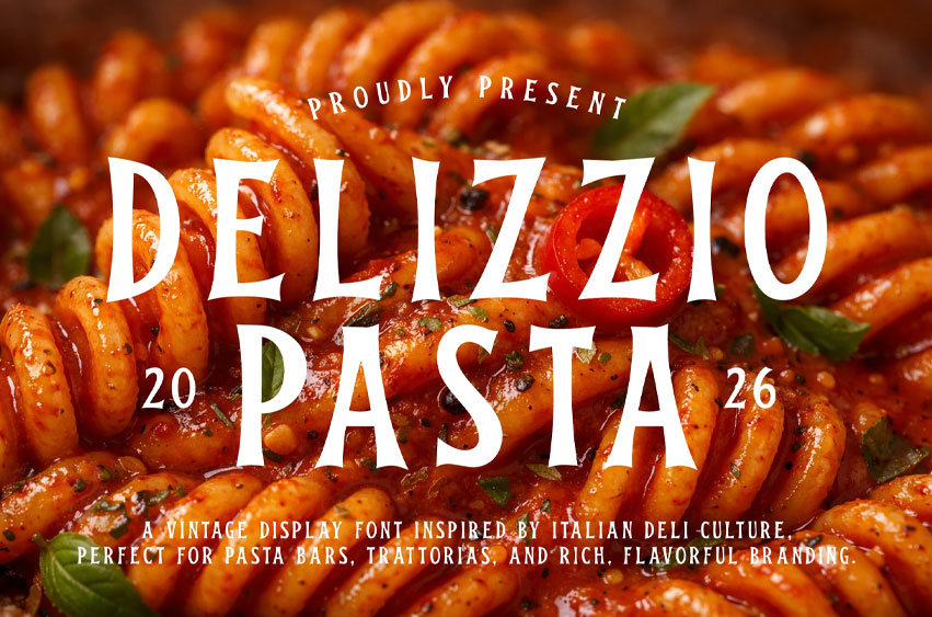 Delizzio Pasta Font