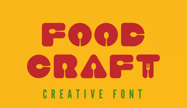 Food Craft Font