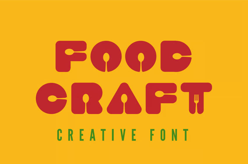 Food Craft Font