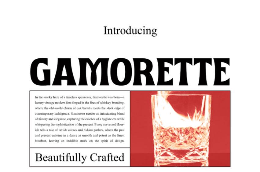 Gamorette Font