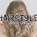 Hairstyle Font