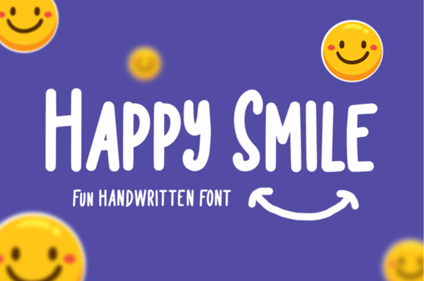 Happy Smile Font