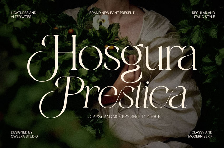 Hosgura Prestica Font