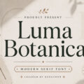 Luma Botanica Font