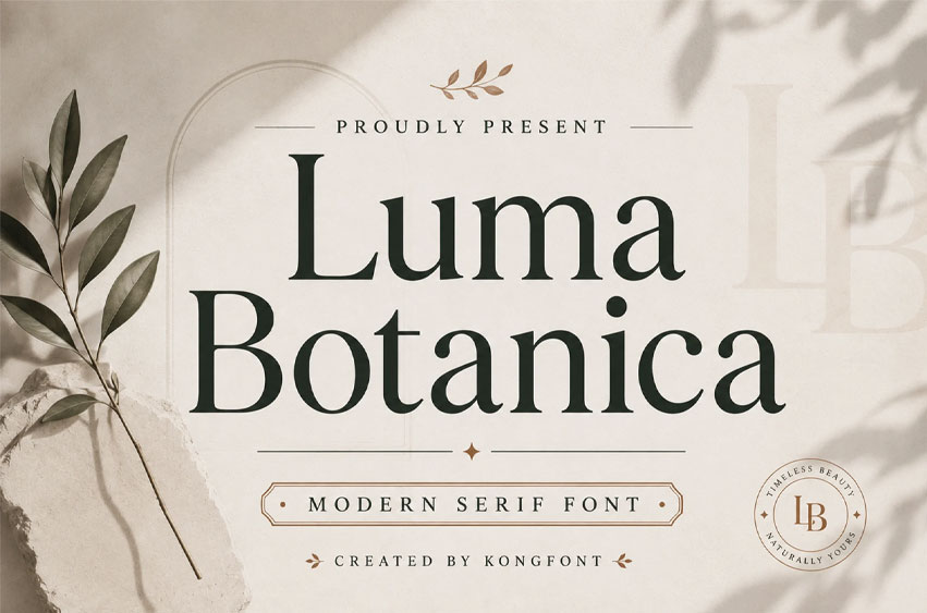 Luma Botanica Font
