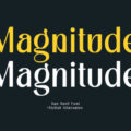 Magnitude Font