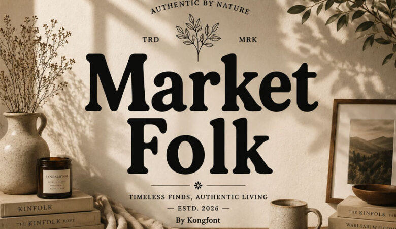 Market Folk Font