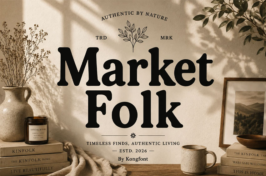 Market Folk Font