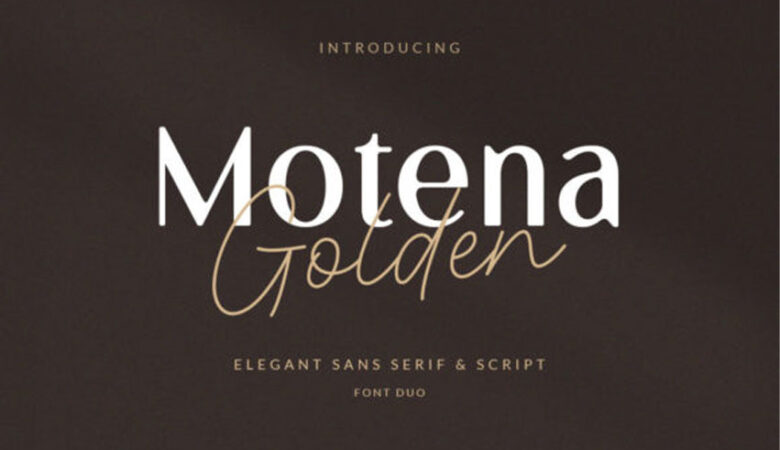 Motena Golden Font
