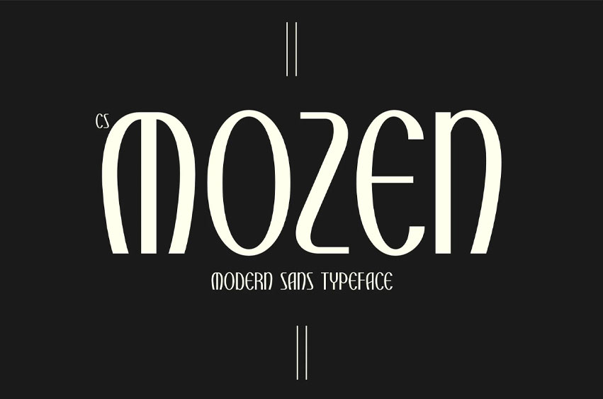 Mozen Font