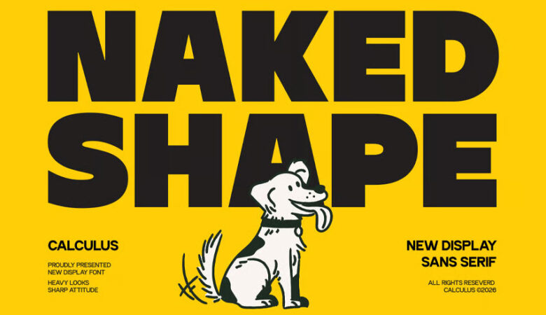 Naked Shape Font